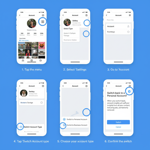 How to Switch from Creator to Personal or Business on Instag