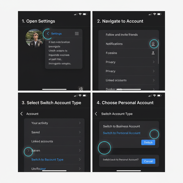 How to Change Creator Account to Personal on Instagram