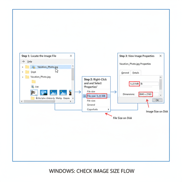 How to Check Image Size on Windows Mac iOS and Android