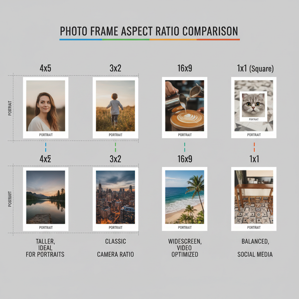 4x5 Frame Size Guide for Photos and Artwork