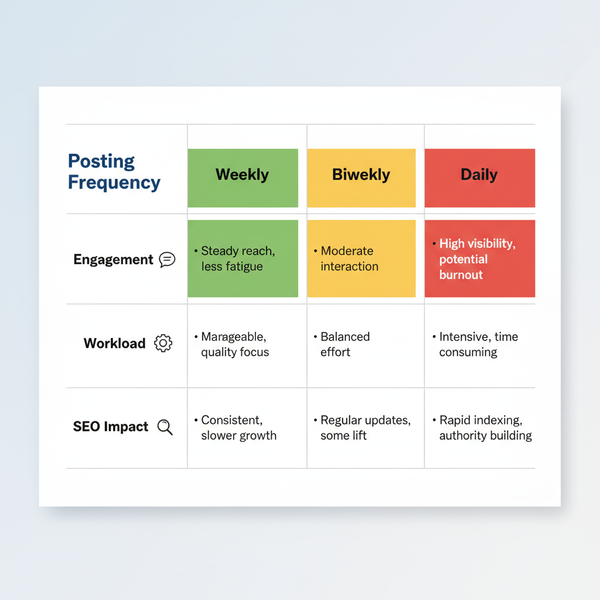 Create a Blog Schedule for Consistent, Efficient Posting