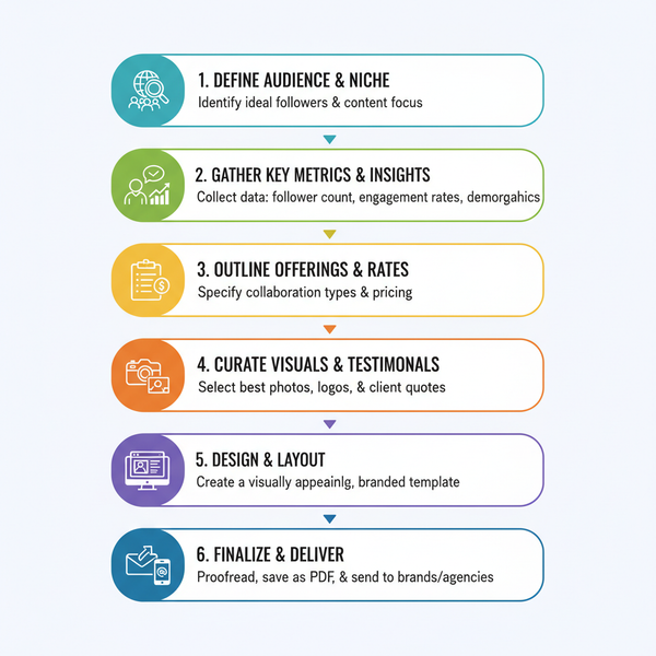 Create an Influencer One Sheet to Secure Brand Deals