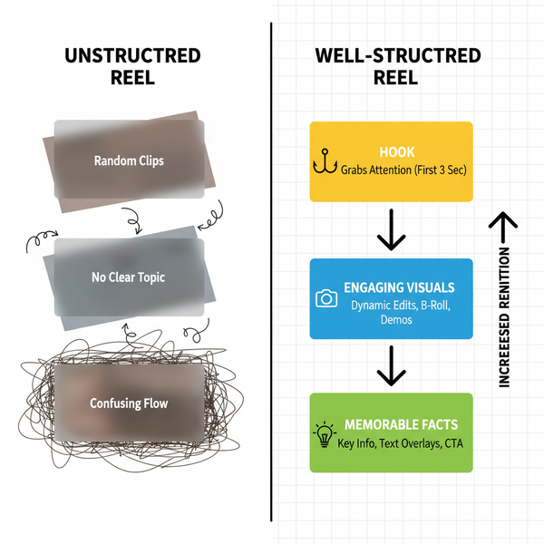 Creating Engaging Information Reels for Social Media