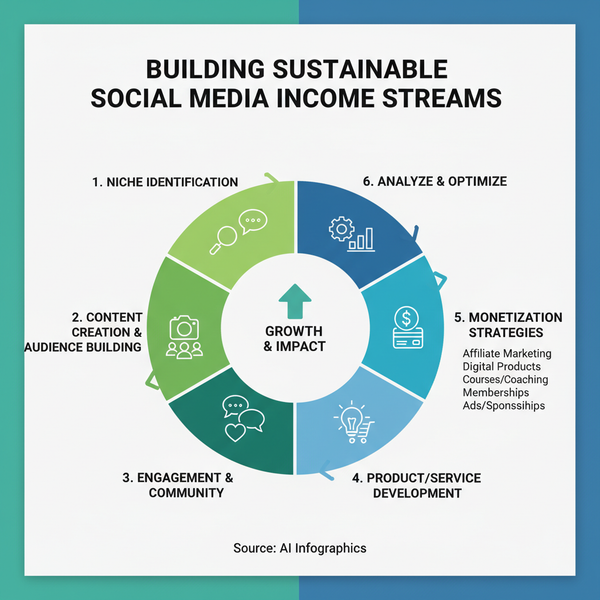 How to Build Sustainable Social Media Income Streams