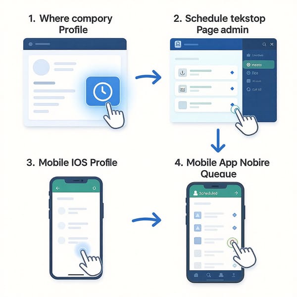 How to Find and Manage Scheduled Posts on LinkedIn (Profiles and Pages, Desktop and Mobile)
