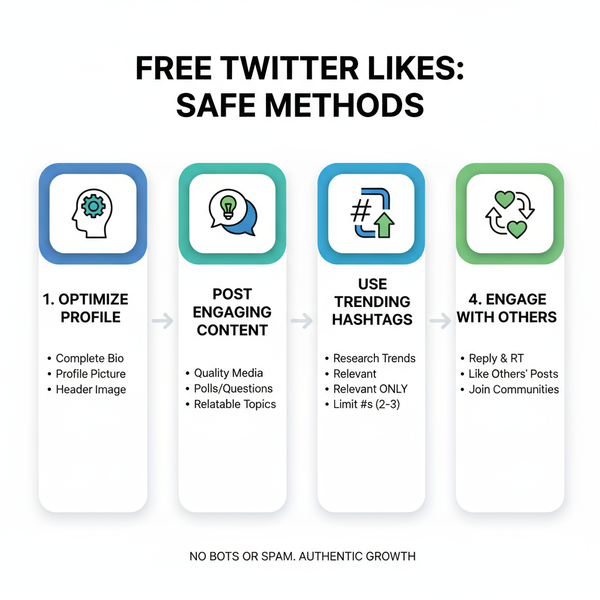 How to Get Free Twitter Likes Safely and Effectively