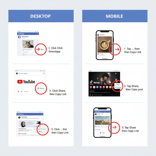 Find and Copy Your Facebook URL on Desktop or Mobile
