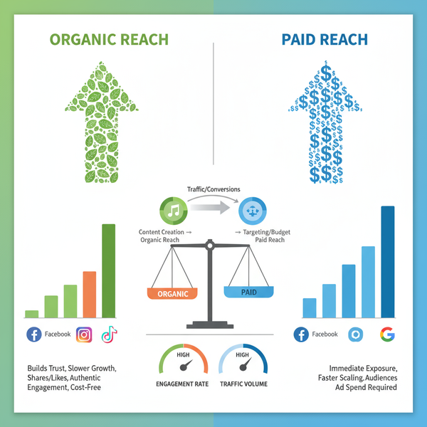 Increase Organic Reach on Social Media and Search Engines