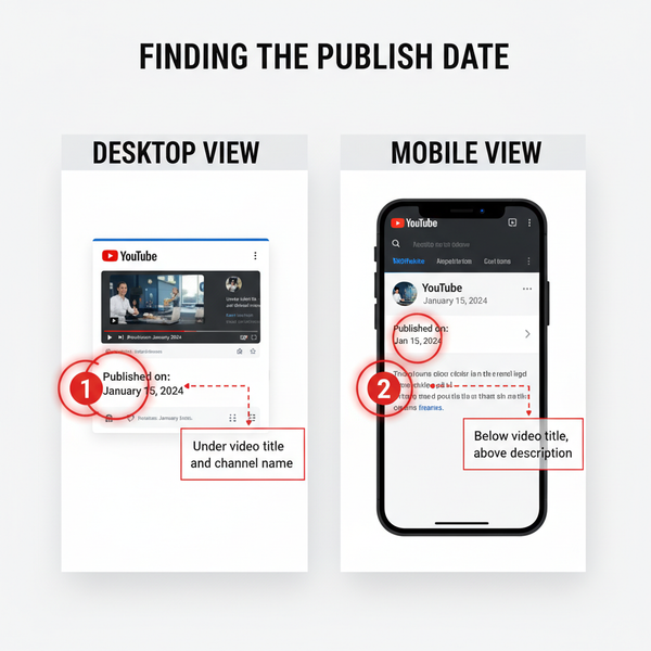 How to Find When a YouTube Video Was Uploaded