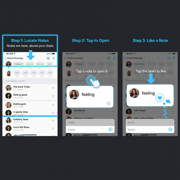 How to Like Notes on Instagram Step by Step
