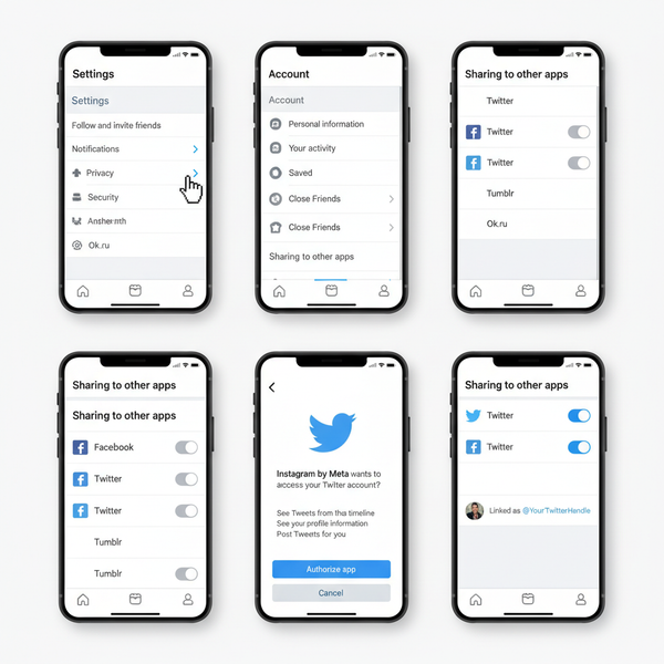 How to Link IG to Twitter Step by Step