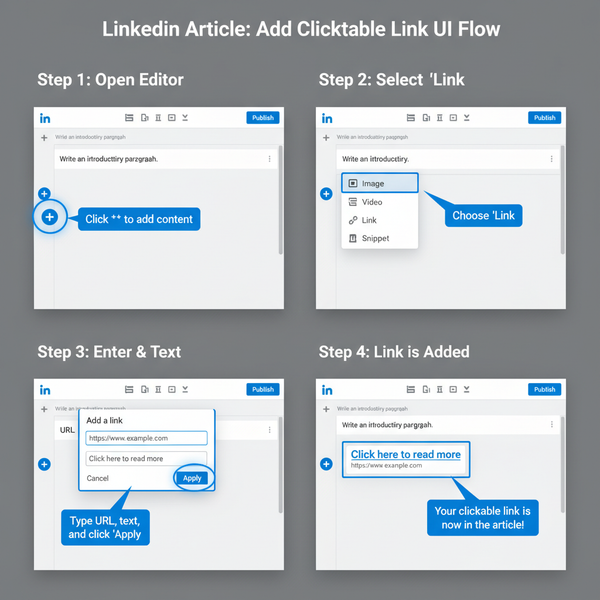 How to Add Clickable Links to a LinkedIn Post