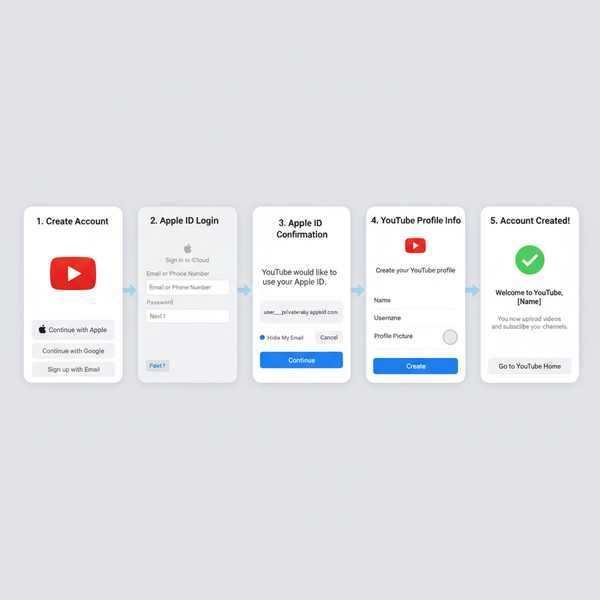 How to Make a YouTube Account Without Google Login