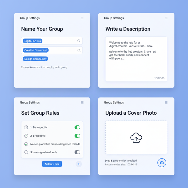 How to Make a Facebook Group Page Step by Step