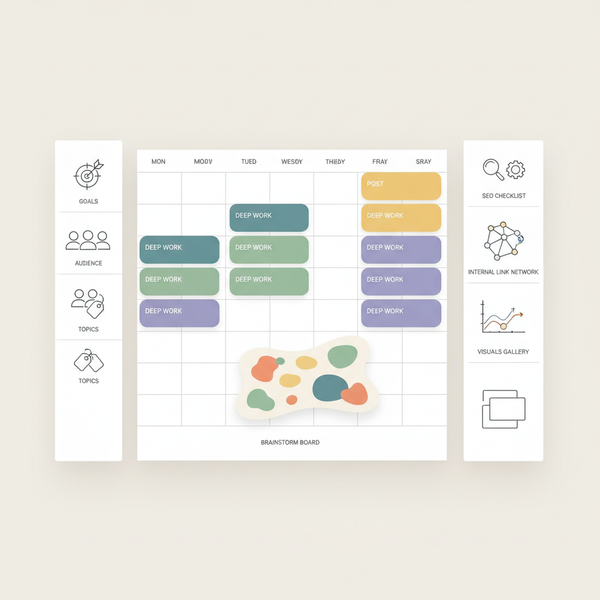 how to plan your week of blog posts for maximum engagement