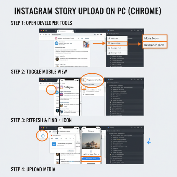 How to Post a Story on IG on PC Step-by-Step Guide