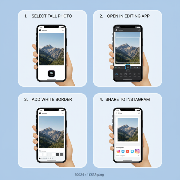 How to Post Full Length Pictures on Instagram Without Croppi