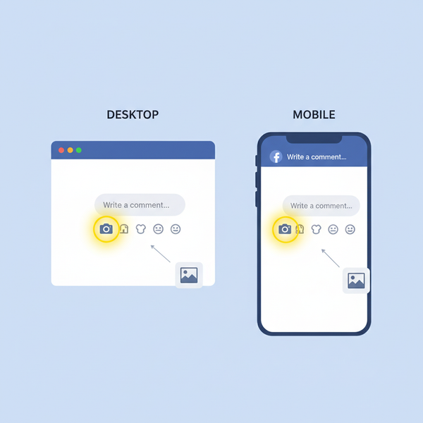 How to Post an Image in a Facebook Comment Step-by-Step