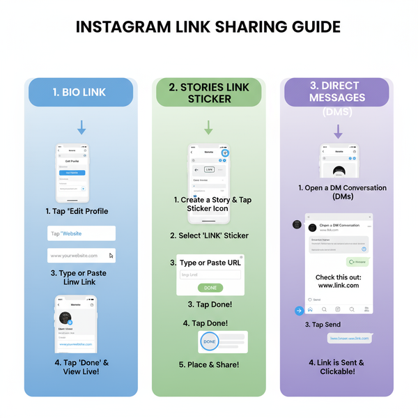 How to Post a Link on Instagram in Bio, Stories and More