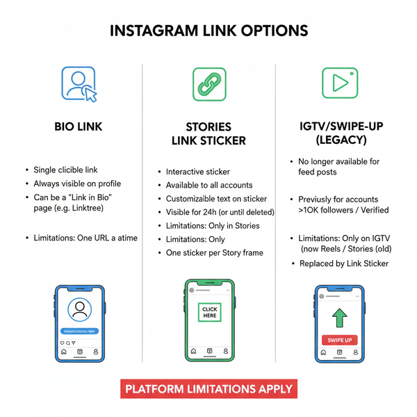 Ways to Put a Clickable Link on an Instagram Post