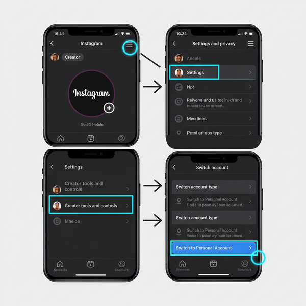 How to Switch from Creator to Personal Account on Instagram