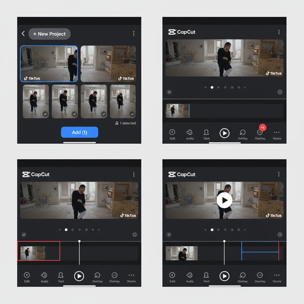 How to Remove TikTok Watermark Using CapCut