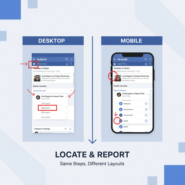 How to Report a Post to Facebook on Desktop and Mobile