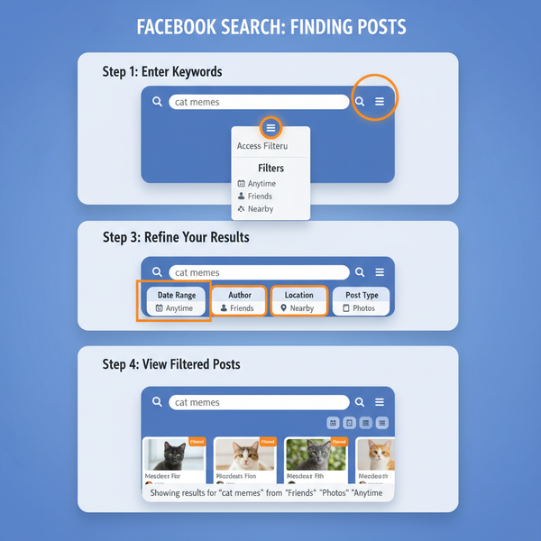 Search Facebook Posts Using Filters and Keywords