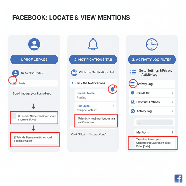 How to See and Manage Mentions on Facebook