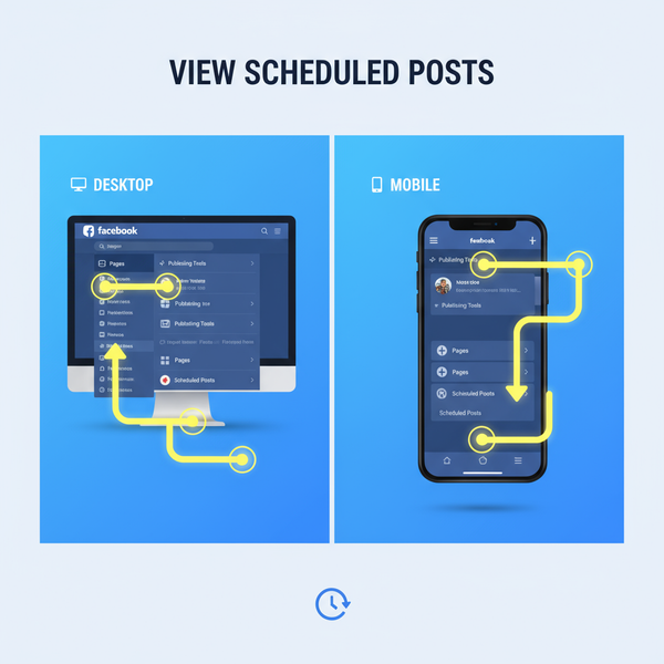 How to See Scheduled Posts on Facebook on Desktop and Mobile