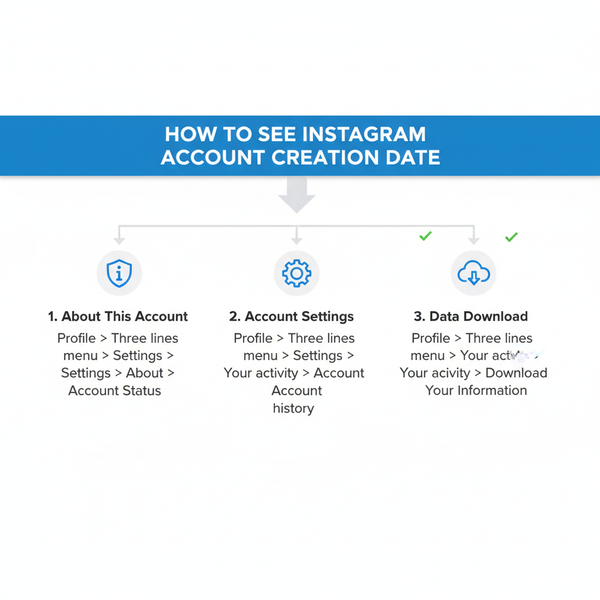 How to Find When an Instagram Account Was Created