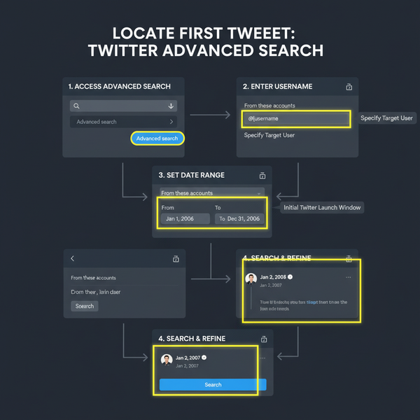 How to Find Your First Tweet on Twitter Step-by-Step