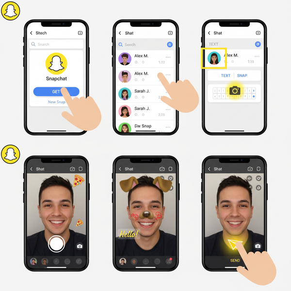 Step-by-Step Guide on How to Send a Snapchat Message