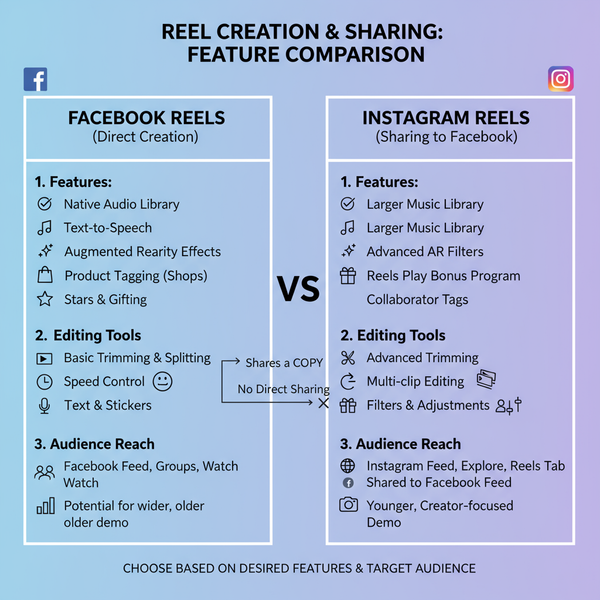 How to Share a Reel on Facebook from App or Instagram