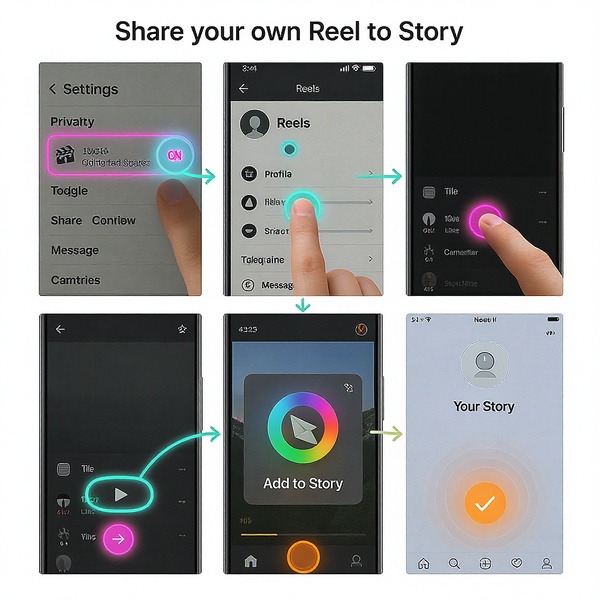 How to Share Reel to Story on Instagram: Step-by-Step Guide (2025)