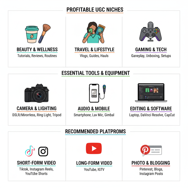 How to Start and Grow Your UGC Work Career