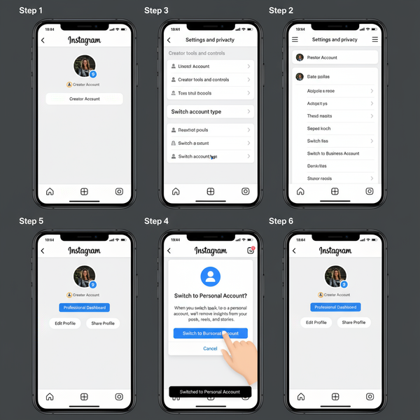 How to Switch from Creator to Personal Account on Instagram