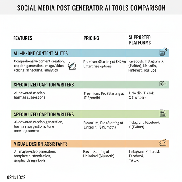 Social Media Post Generator AI Guide for Faster Content Crea