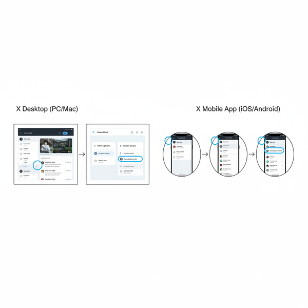 How to View Scheduled Posts on X and X Pro
