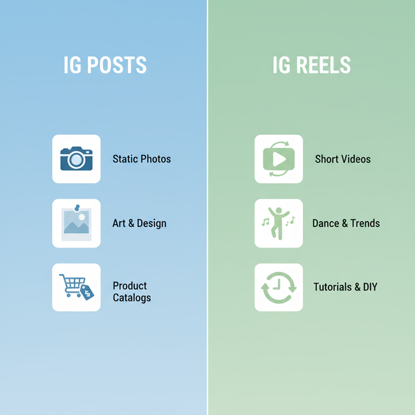 IG Post vs Reel Engagement Comparison and Best Uses