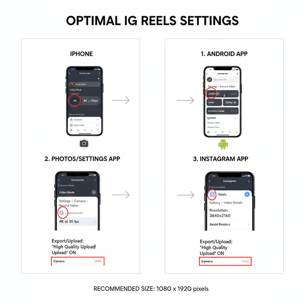 IG Reels Resolution Settings for Best Video Quality