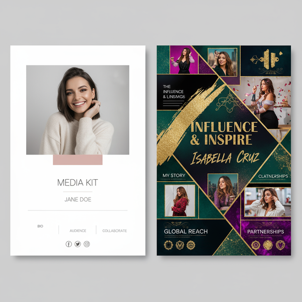 Influencer Media Kit Example and Step-by-Step Creation Guide