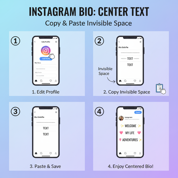 How to Center Your Instagram Bio Text on Any Device