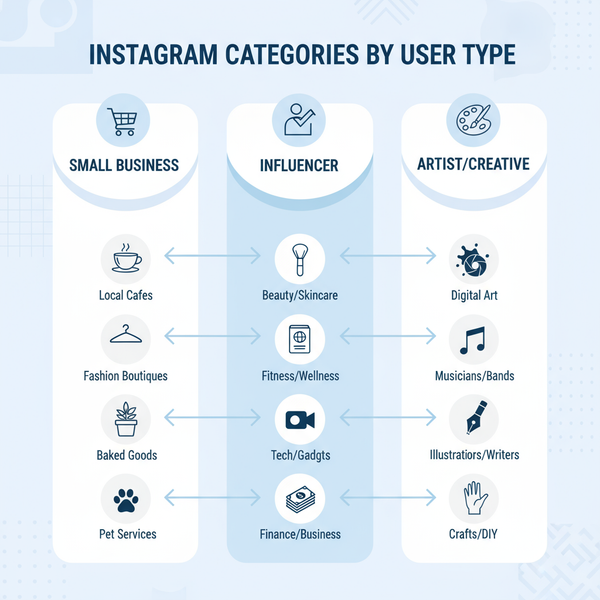 Instagram Categories Guide for Creators and Businesses