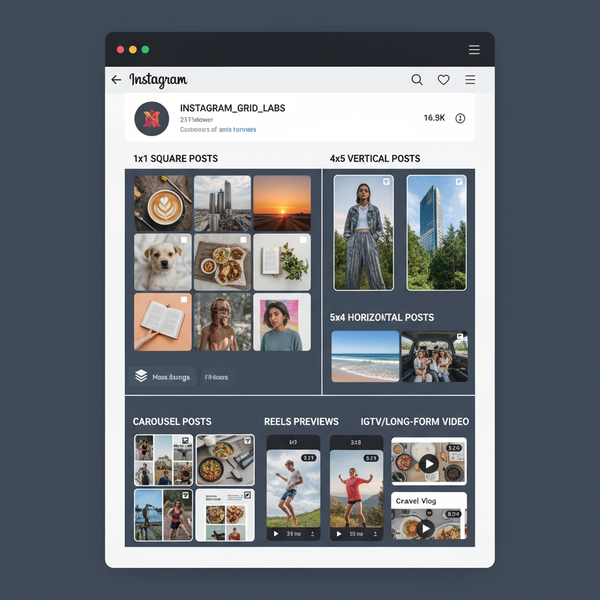Instagram Grid Size 2025 and Image Dimensions Guide