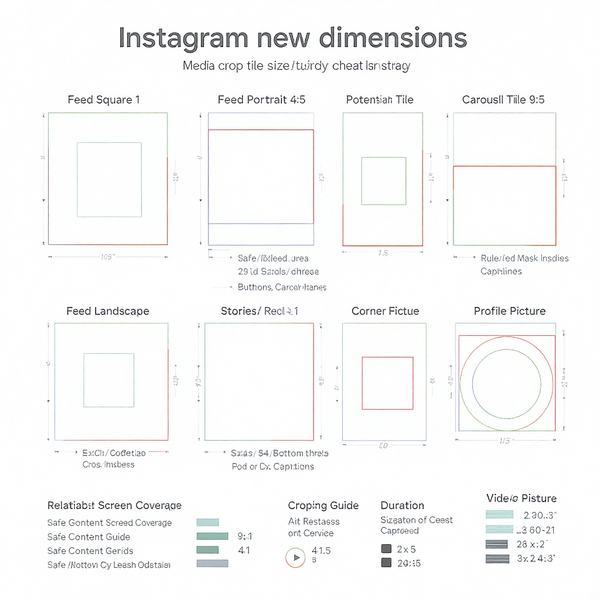 Instagram New Dimensions: The 2025 Complete Guide to Image and Video Sizes