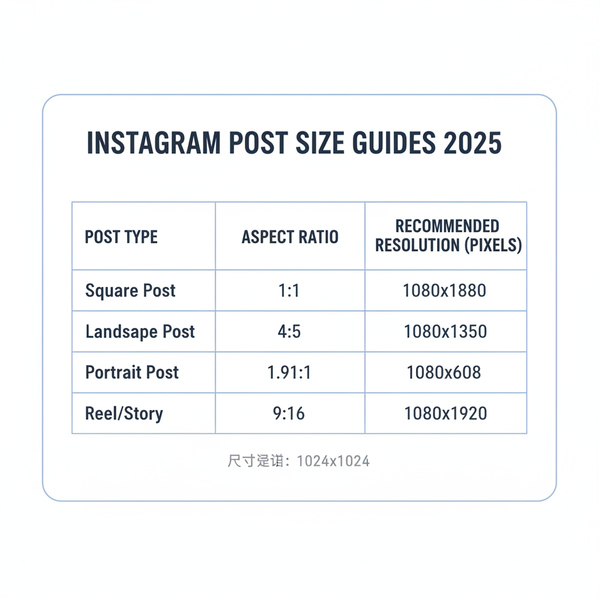 Instagram Post Aspect Ratio 2025 Guide with Sizes and Tips