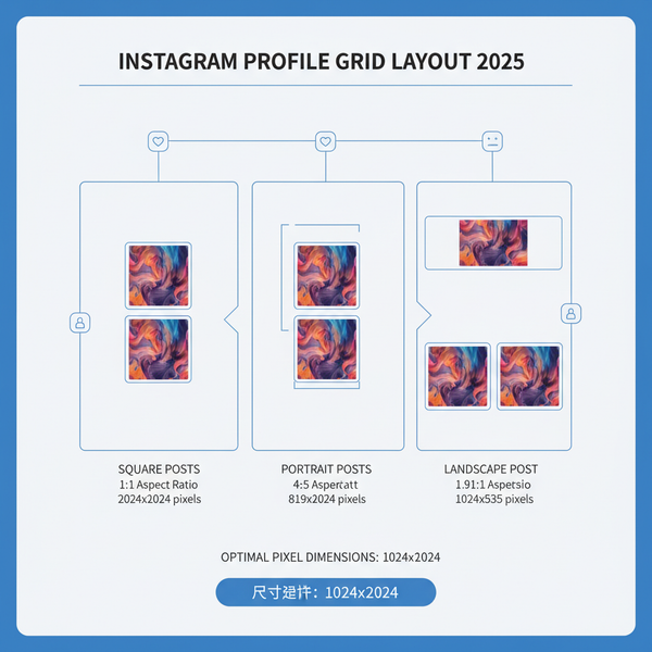Instagram Profile Grid Image Size Tips for 2025