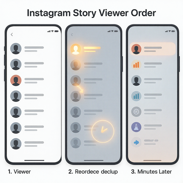 Instagram Story Viewer Order: What It Means and What It Doesn’t
