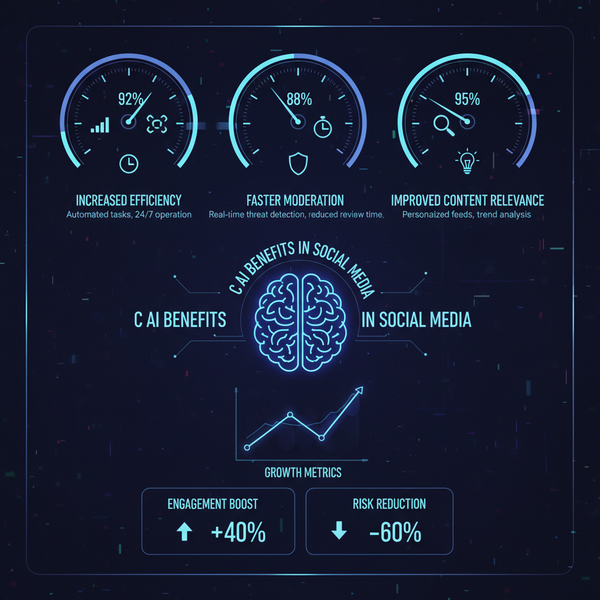 C AI in Social Media: Benefits, Challenges, and Future